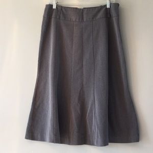 Woven gray skirt
